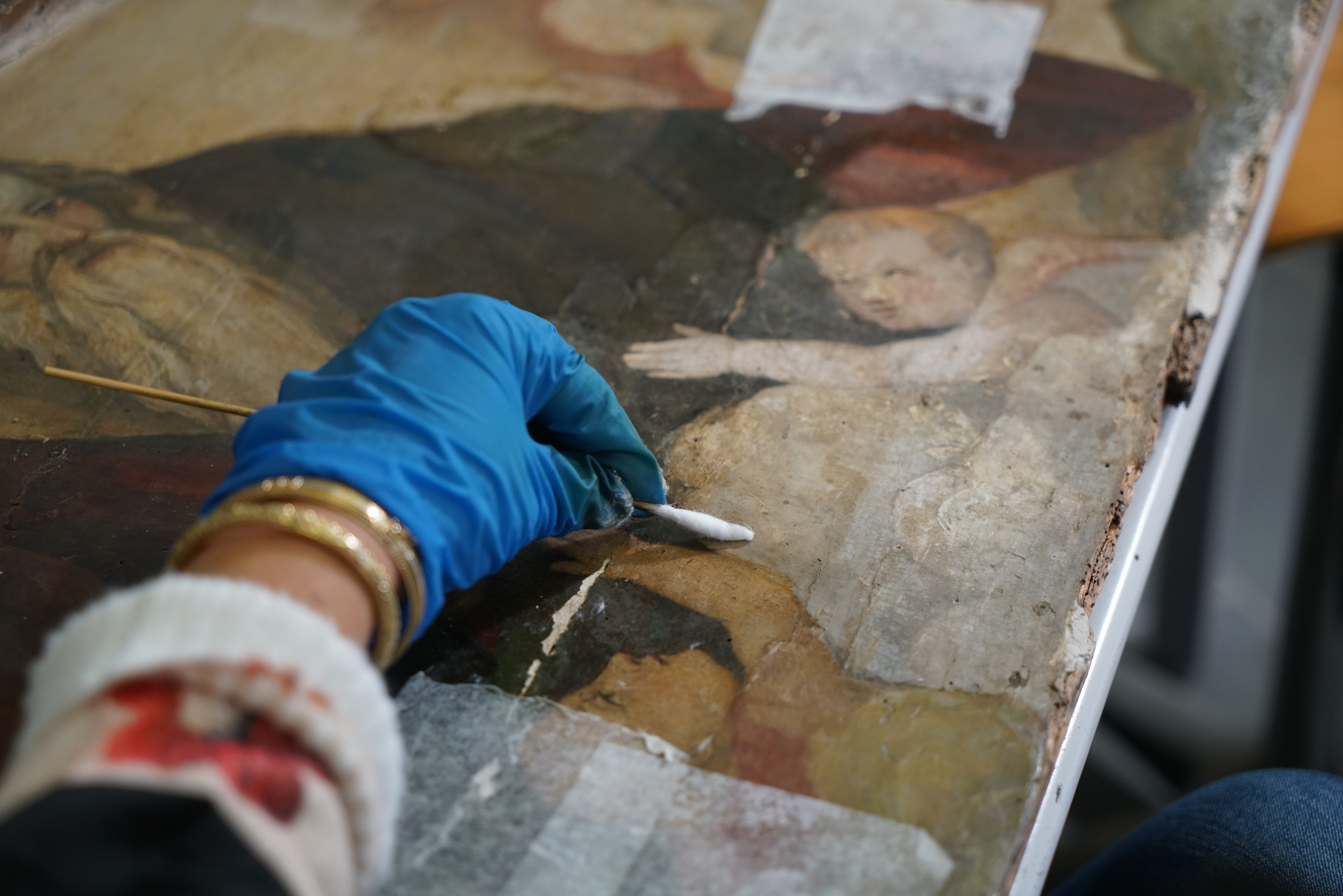 La metodologia laser applicata nel restauro del polittico proveniente dal Castello Brown